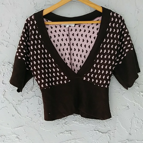 Brown Charlotte Russe Top - Picture 1 of 4